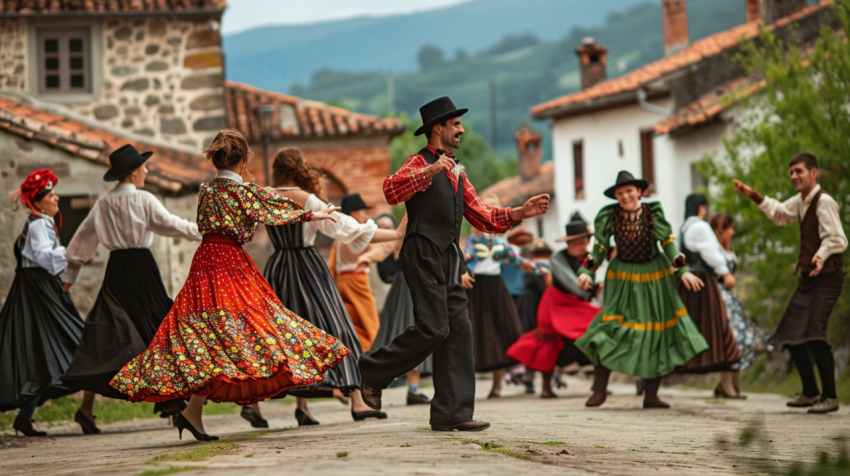Asturian traditional folk dance 3