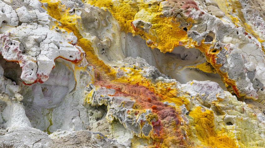 Detail at Dallol crust as part of Volcanic remains aft 1712355895 2