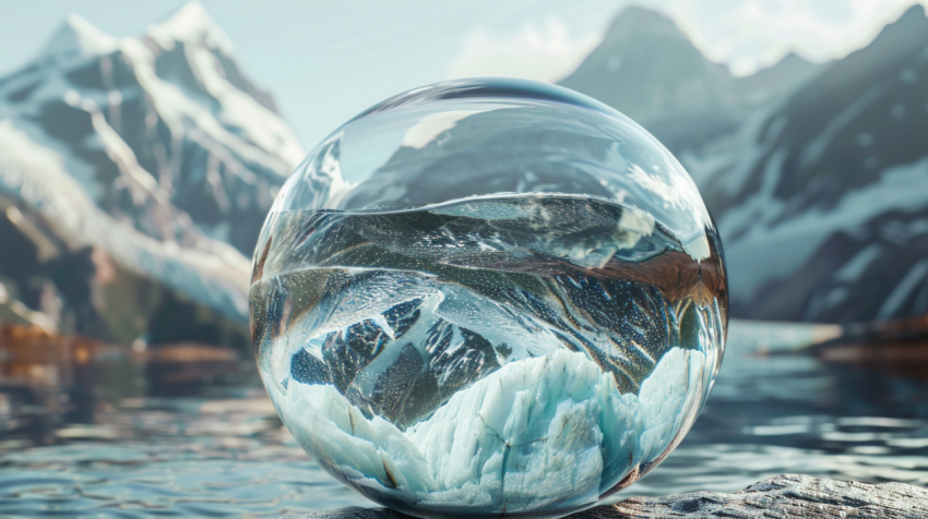 Glacier in fishbowl  1
