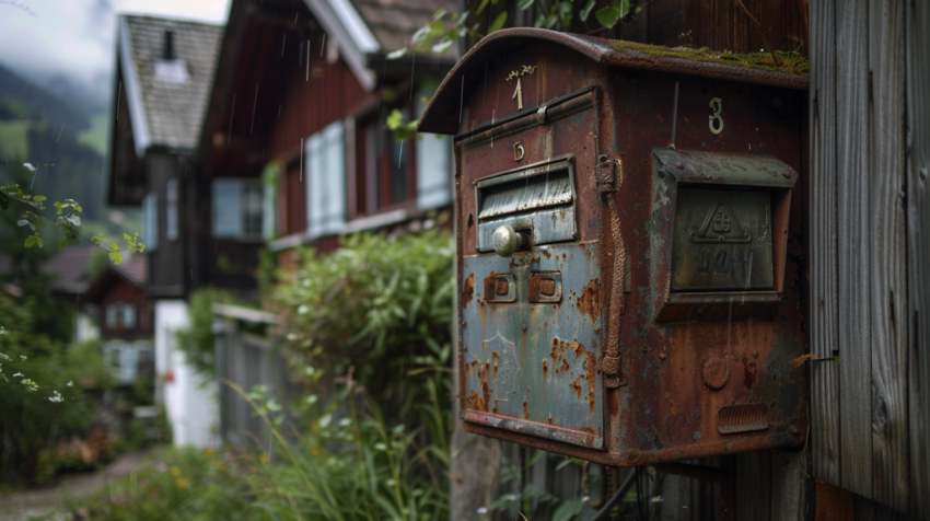 Old Mailbox in Switzerland 4