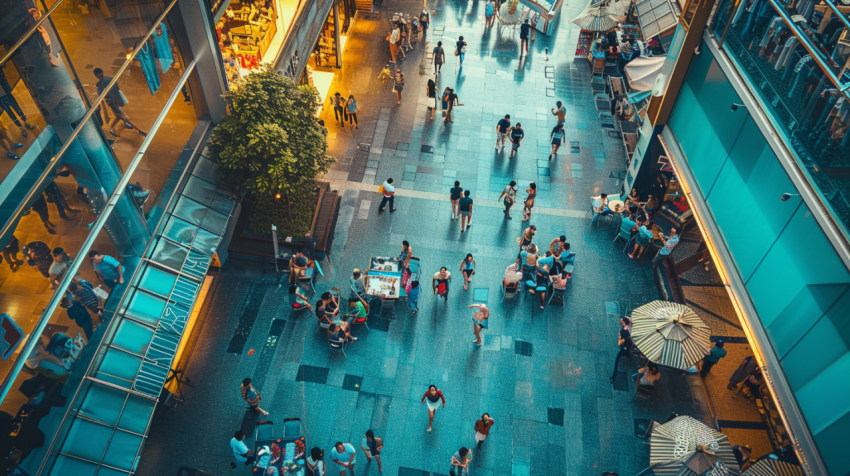 Aerial view of people at Shopping Mall in Siam Bangkok 1712446579 1